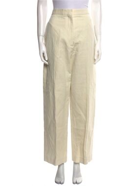 Raey Cream Straight-Leg Dress Pants